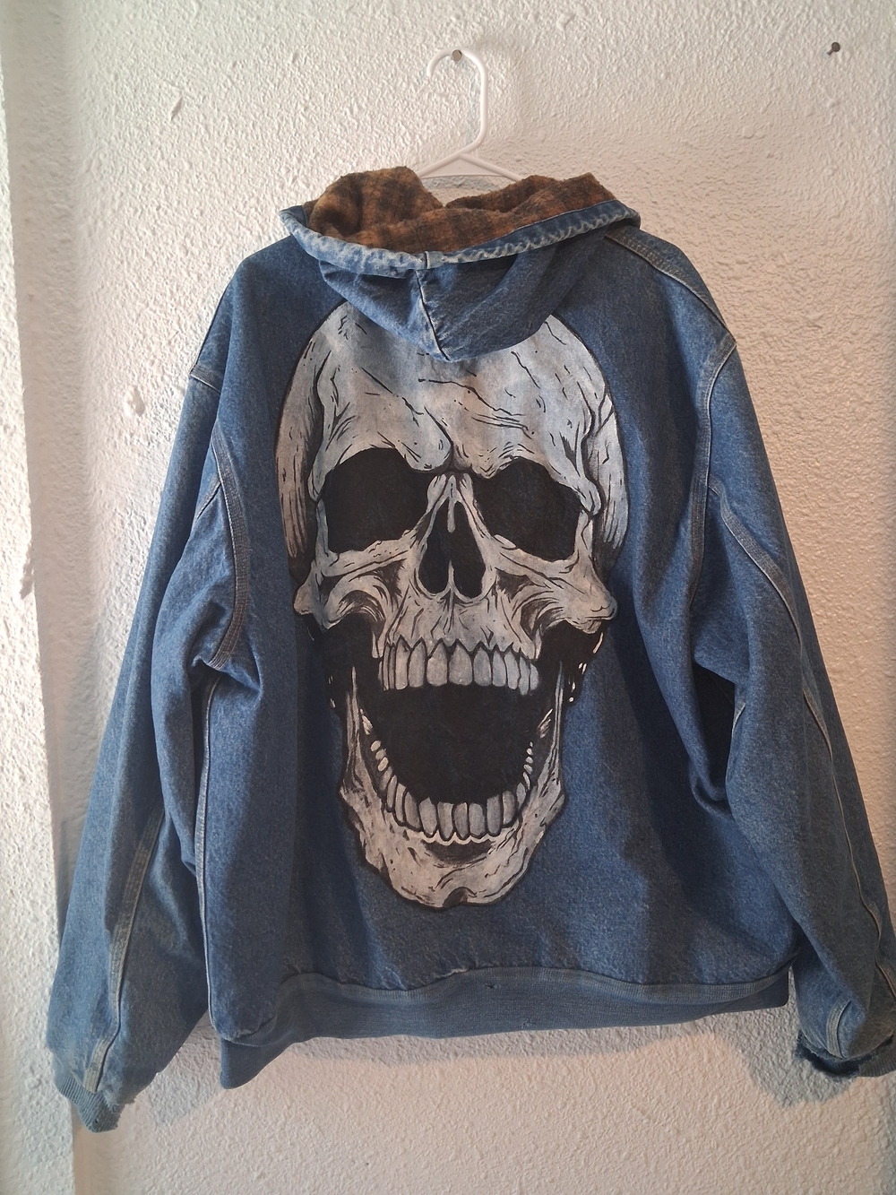 Rare OS 1 Of 1 Vintage Carhartt Skull Coat XXL Street Activewear 80s 90s Y2k